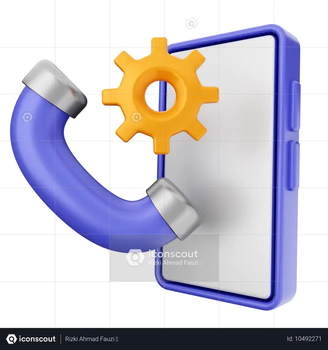 Configuração helpdesk  3D Icon