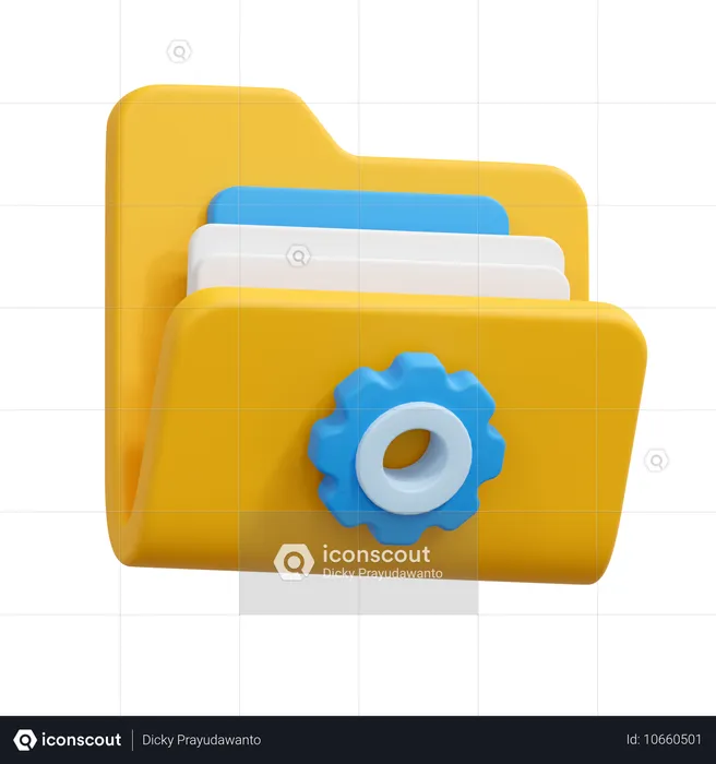 Configuración de carpeta  3D Icon