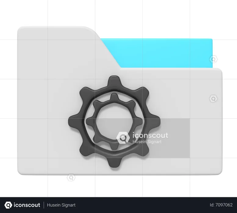 Configuración de carpeta  3D Icon