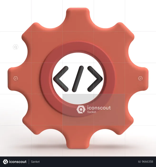 Configuración de código  3D Icon