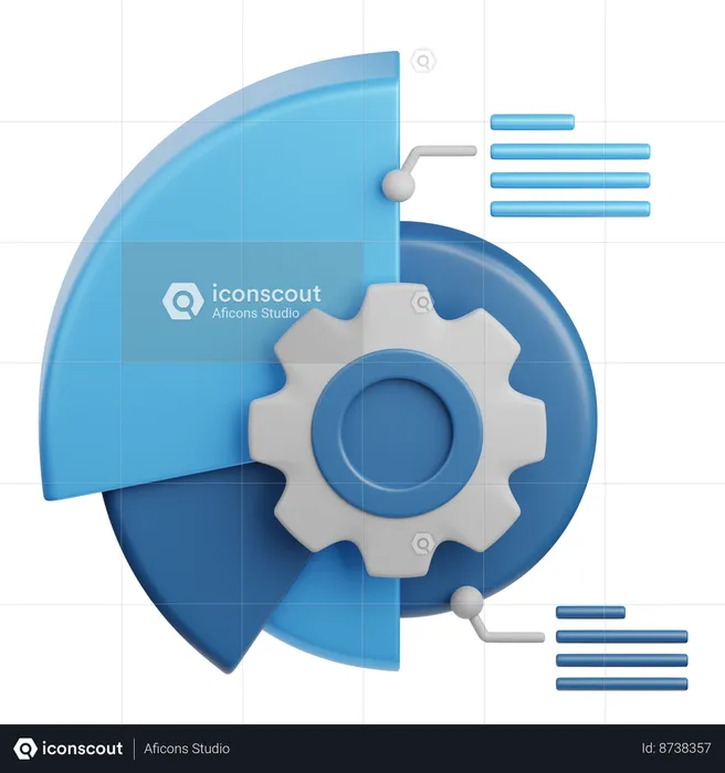 Configuración de datos  3D Icon