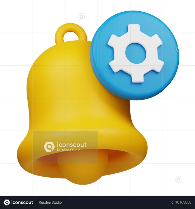 Notificación de configuración  3D Icon