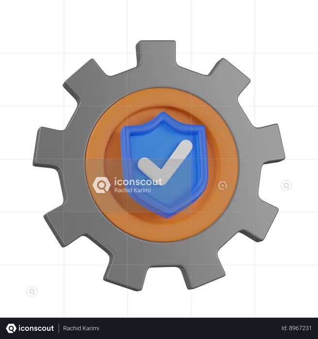 Proteger la configuración  3D Icon