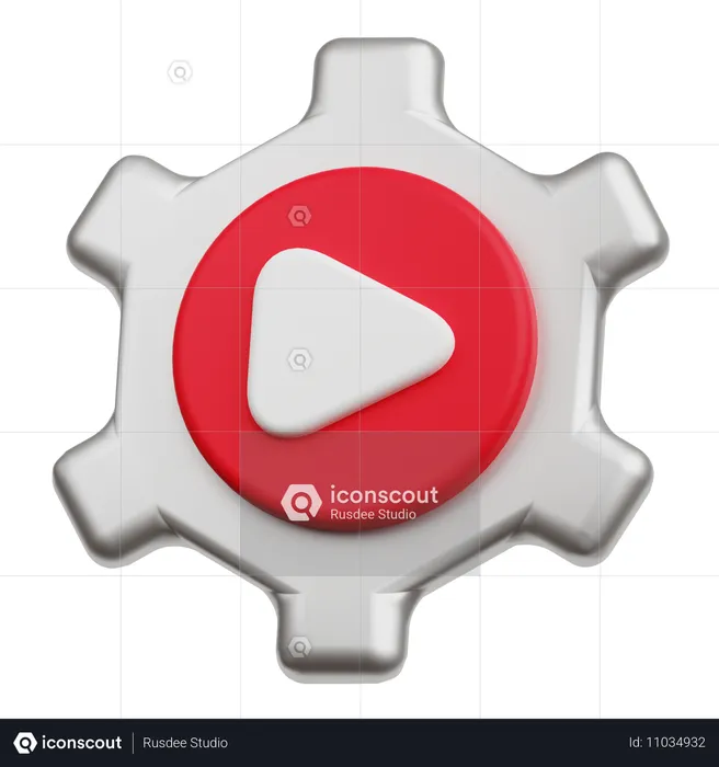 Configuración de vídeo  3D Icon