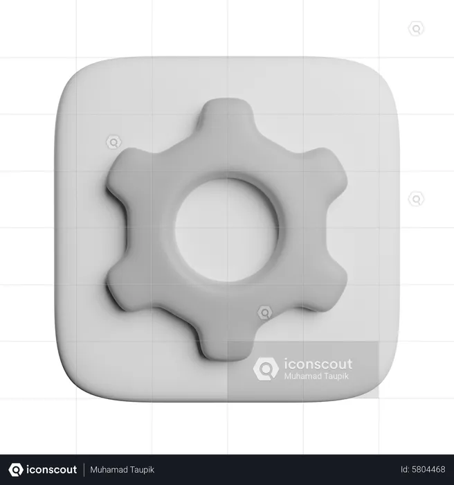 Configurações  3D Icon