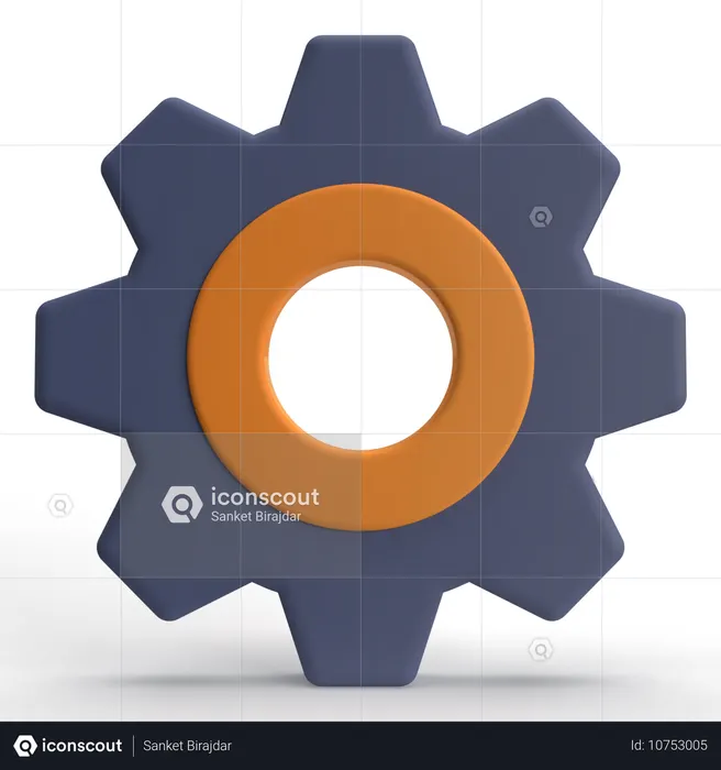Configuration  3D Icon