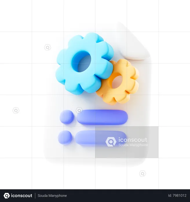 Configuration File  3D Icon