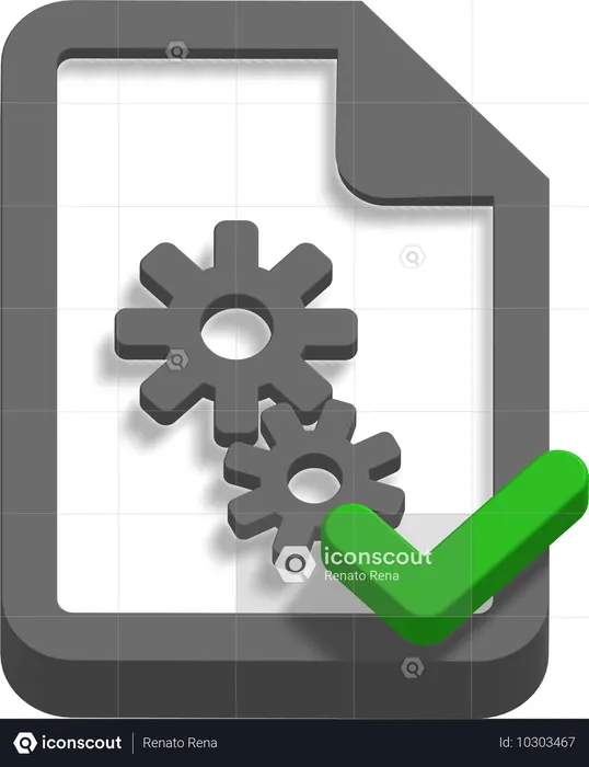Configuration file  3D Icon