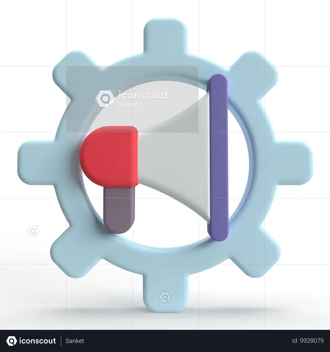 Configuration marketing  3D Icon