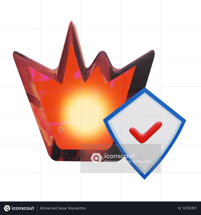 Conflagração  3D Icon
