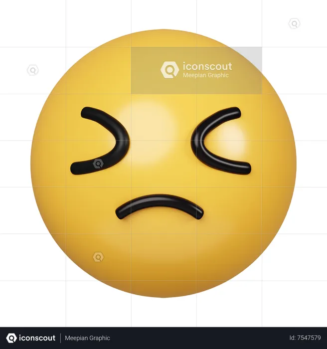 Confus Emoji 3D Icon