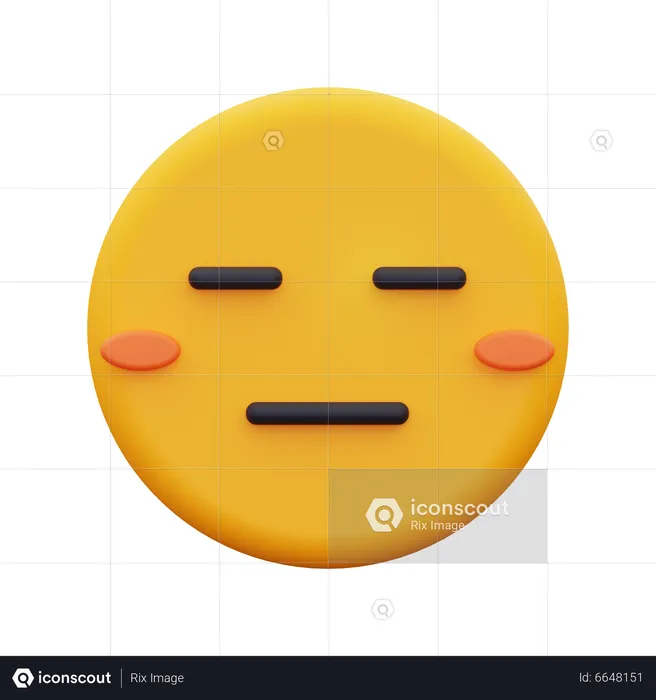 Confundido Emoji 3D Icon