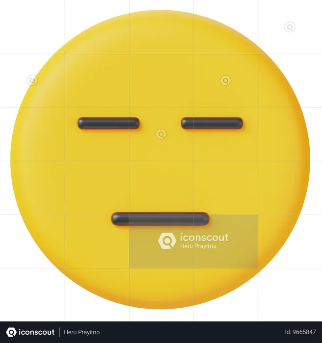 Confused Emoji 3D Icon