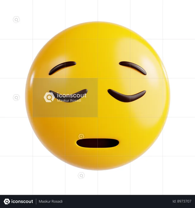 Confused Emoji Emoji 3D Icon