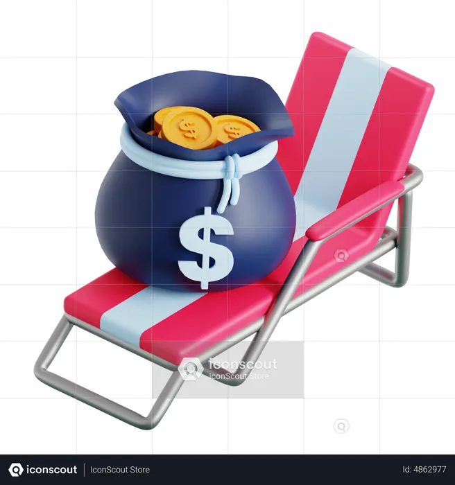 Congés payés  3D Icon