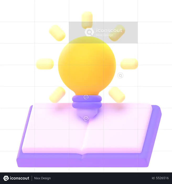 Conhecimento  3D Icon