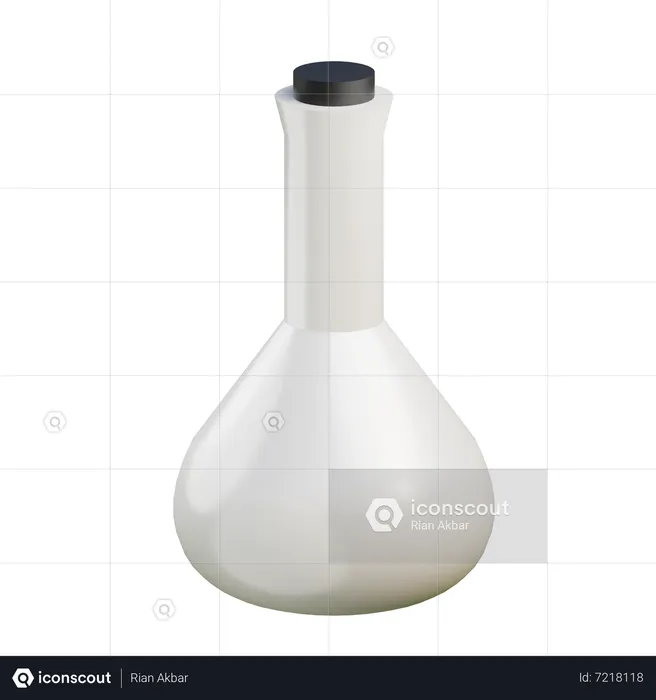 Conical Flask  3D Icon