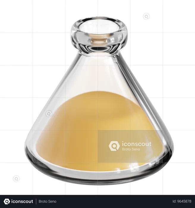 Conical flask  3D Icon