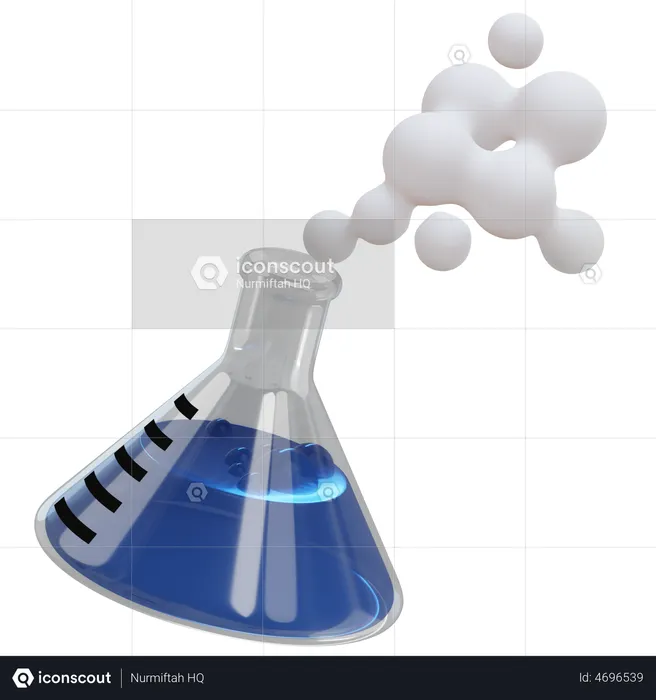 Conical Flask  3D Illustration