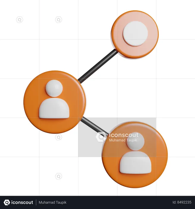 Connect  3D Icon