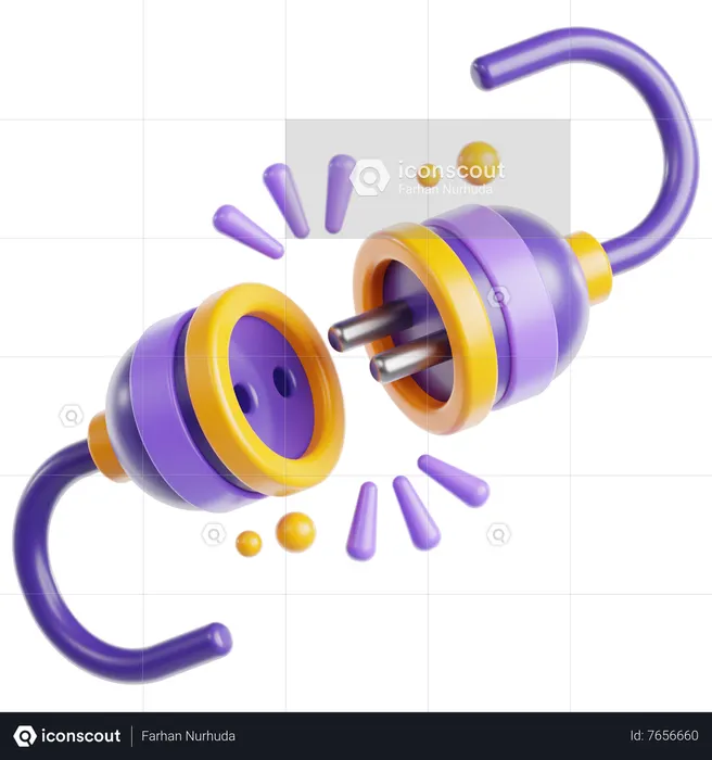 Connection Lost  3D Icon