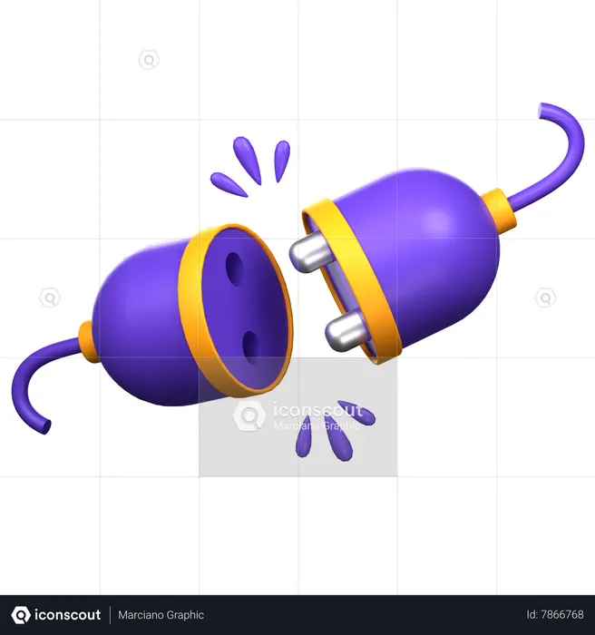 Connection Lost  3D Icon