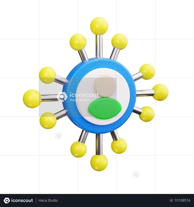 Connexion utilisateur  3D Icon