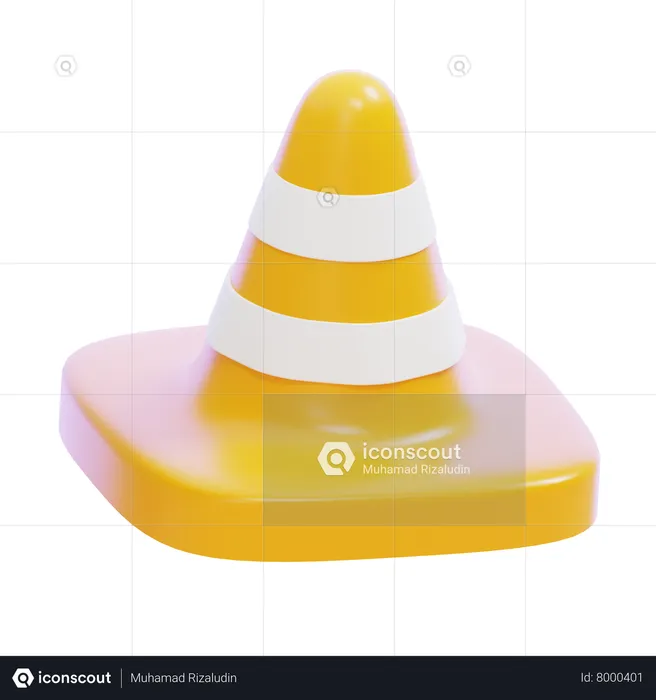 Conos de tráfico  3D Icon