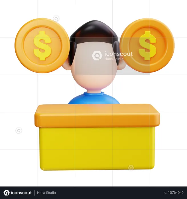 Conseiller  3D Icon