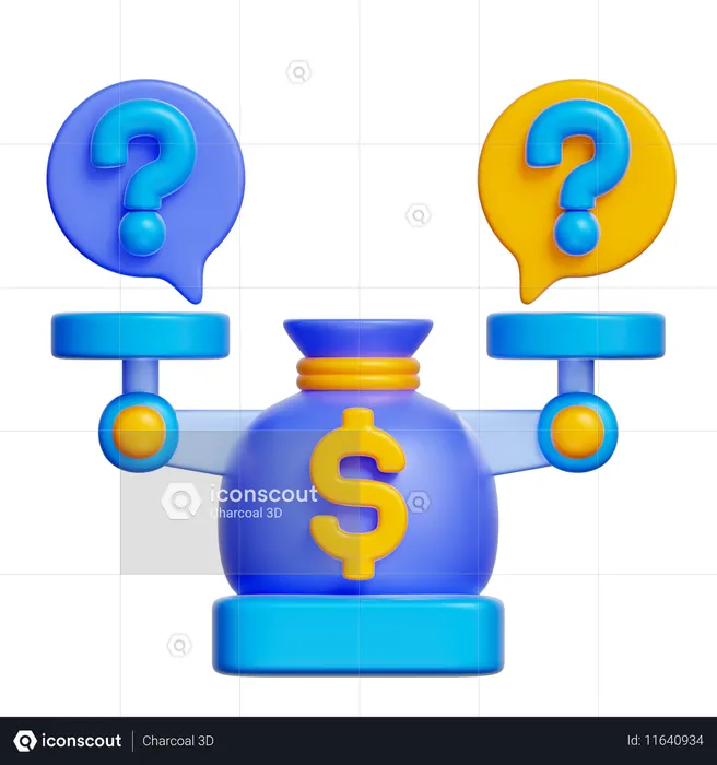 Conseil financier  3D Icon
