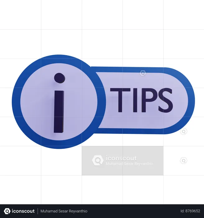 Información de consejos  3D Icon