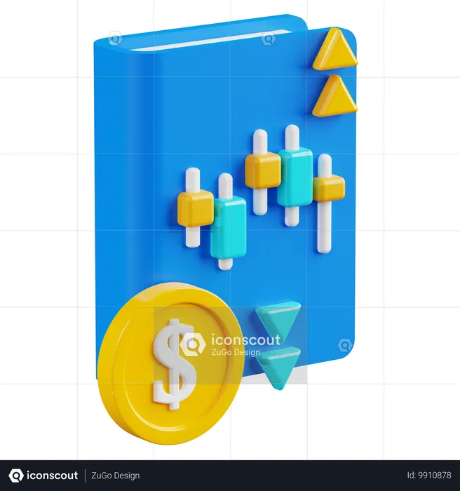 Libro de valores de consejos  3D Icon