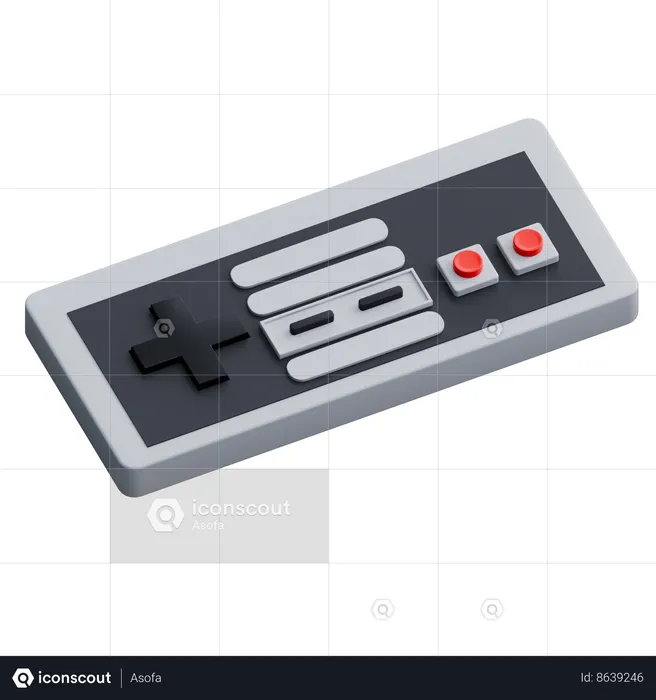 Consola nintendo clasica  3D Icon