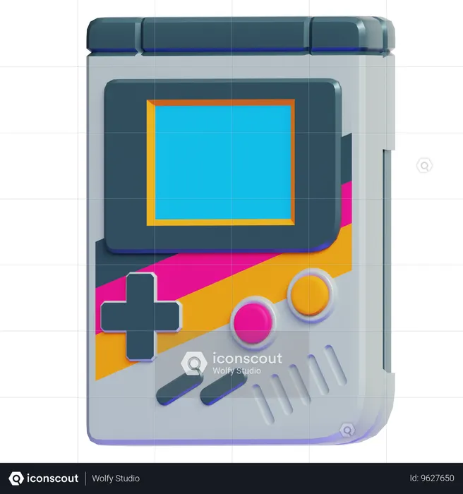Console de jeu rétro  3D Icon