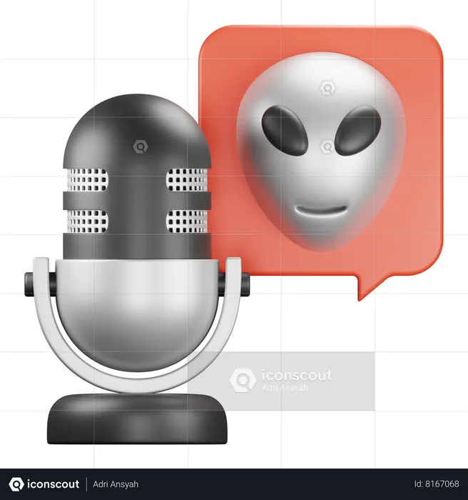 Conspiracy Podcast  3D Icon