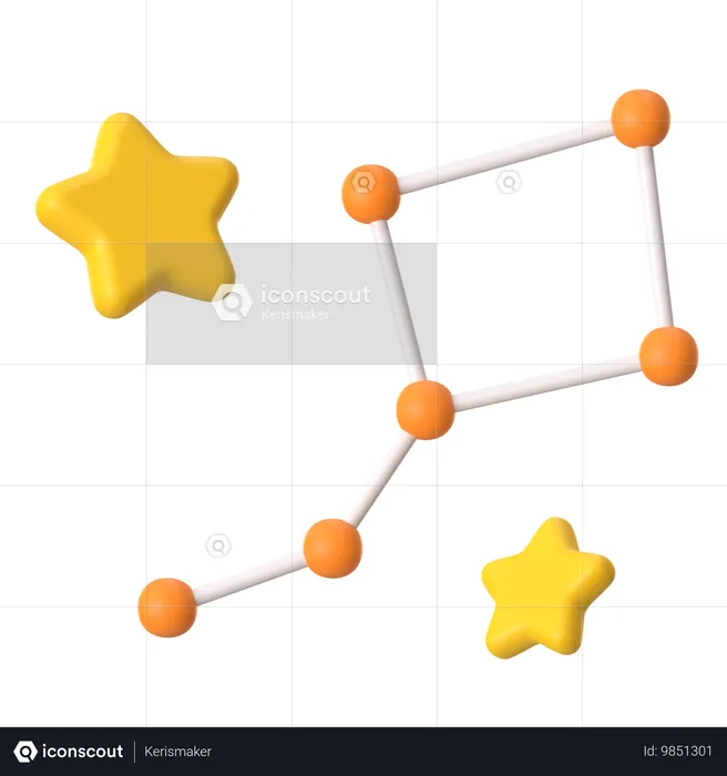 Constelação  3D Icon