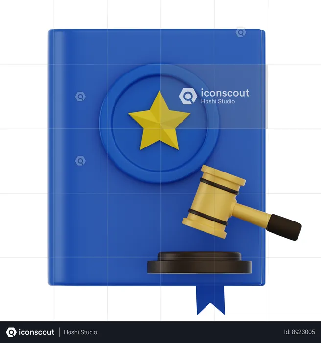 Constitution Book  3D Icon