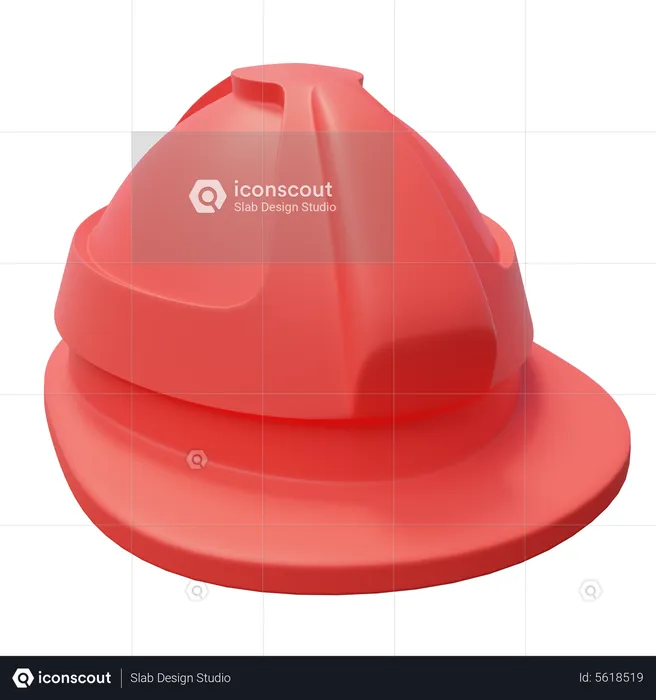 Construction Cap  3D Icon