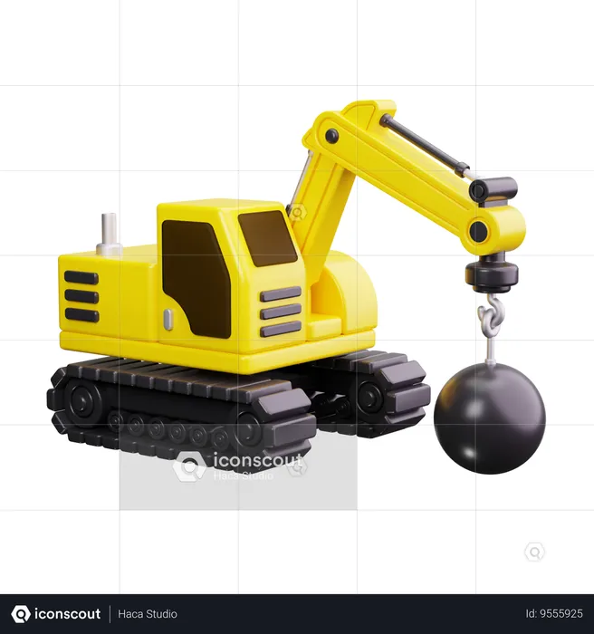 Construction Crane  3D Icon