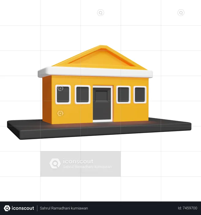 Construction de maisons  3D Icon