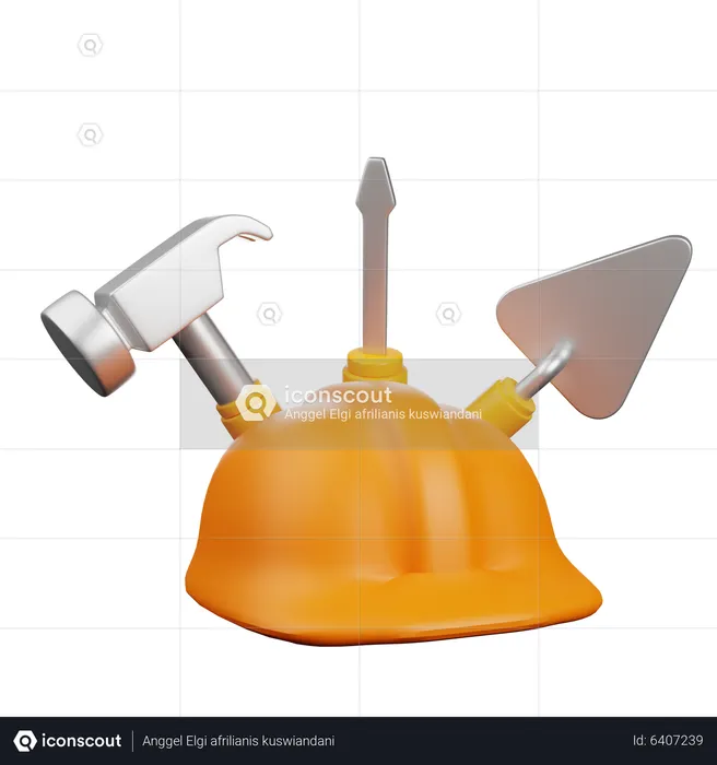 Construction Equipment  3D Icon