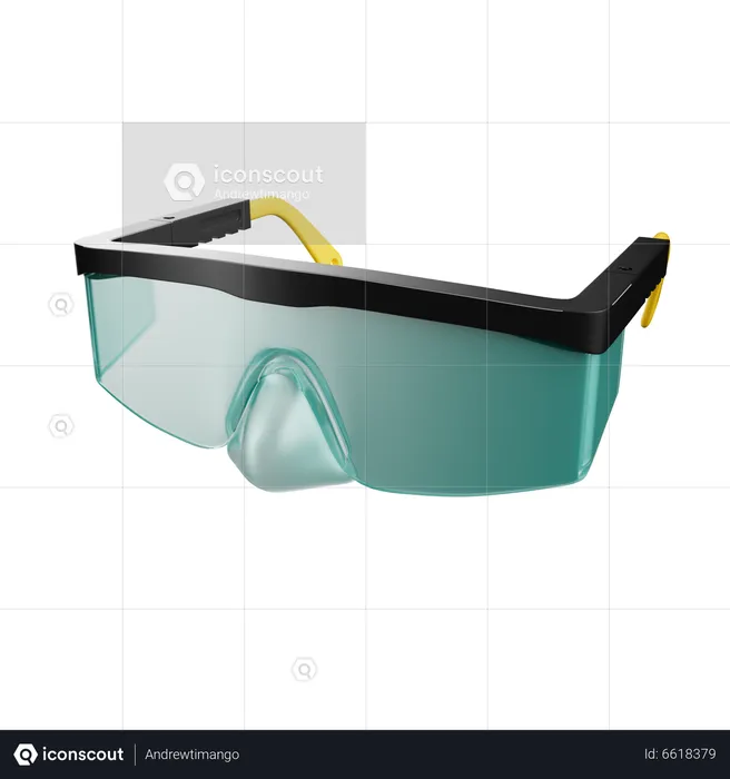 Construction Glasses  3D Icon