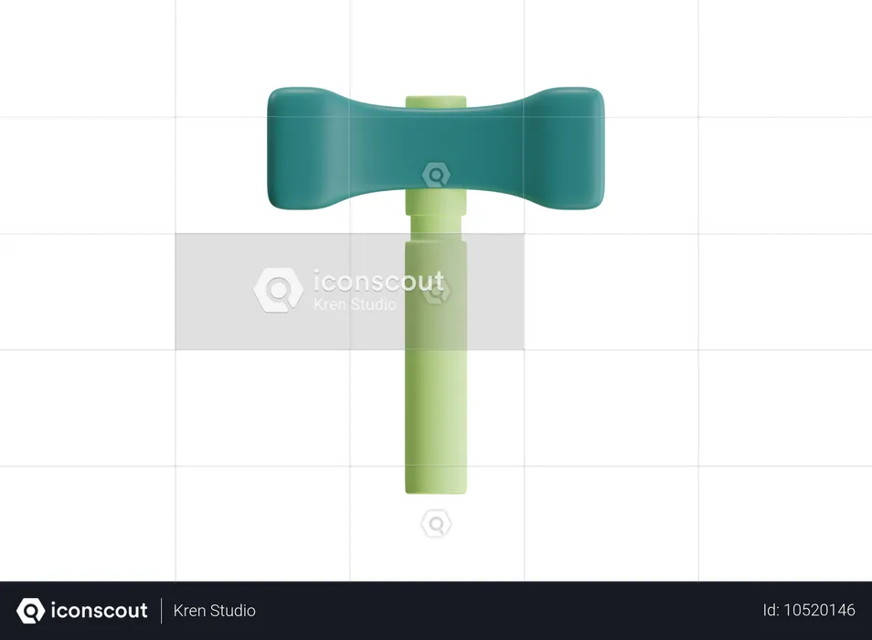 Construction Hammer  3D Icon