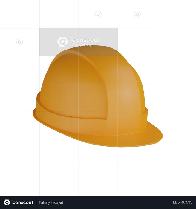 Construction Hat 3D Icon Download In PNG, OBJ Or Blend