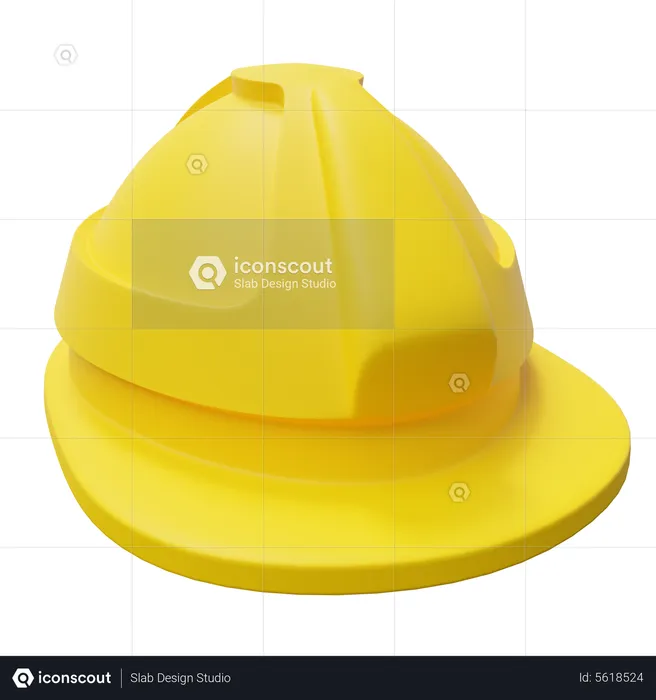 Construction Hat  3D Icon