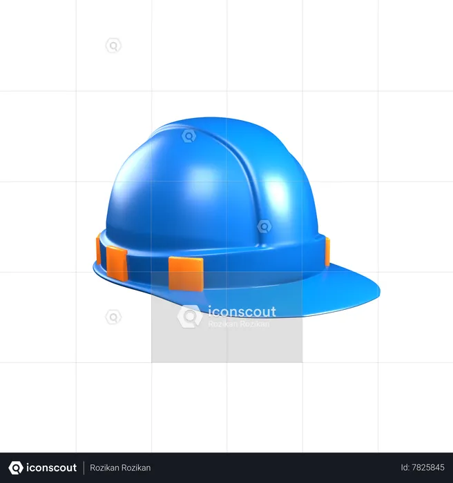 Construction Helmet  3D Icon