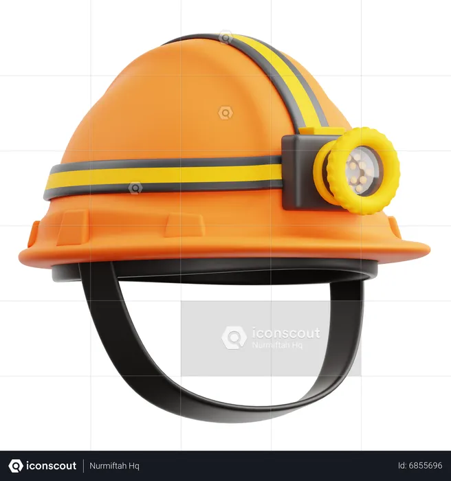 Construction Helmet  3D Icon