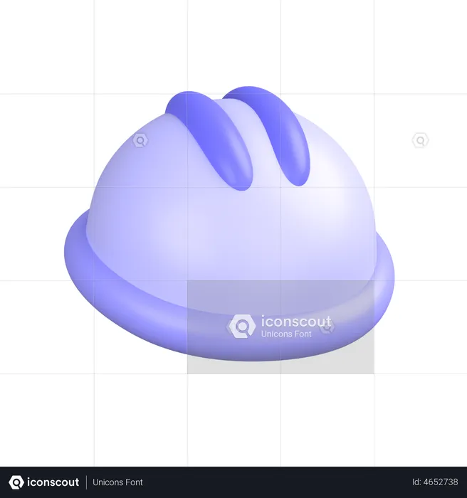 Construction-helmet  3D Icon