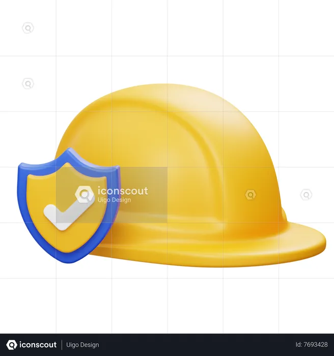 Construction Insurance  3D Icon