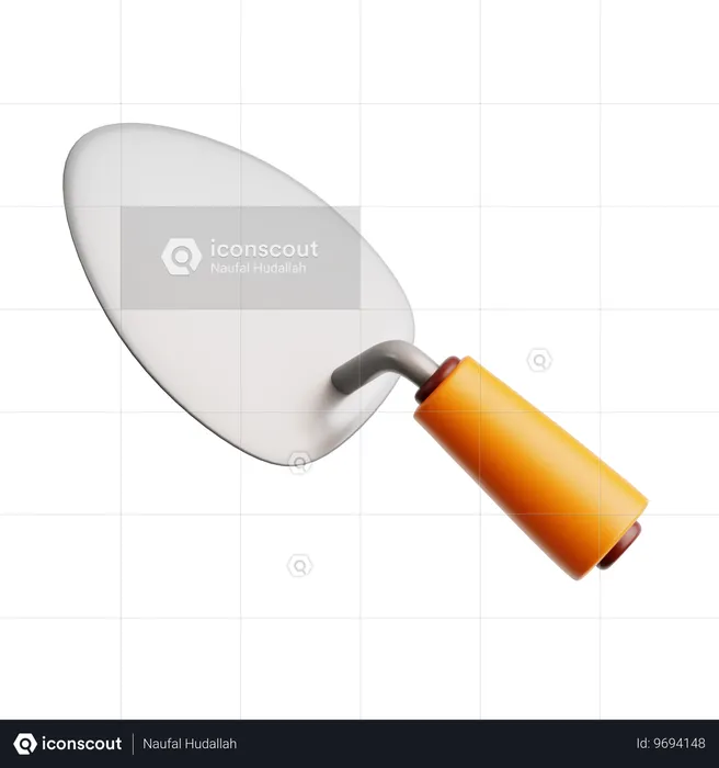 Construction Shovel  3D Icon